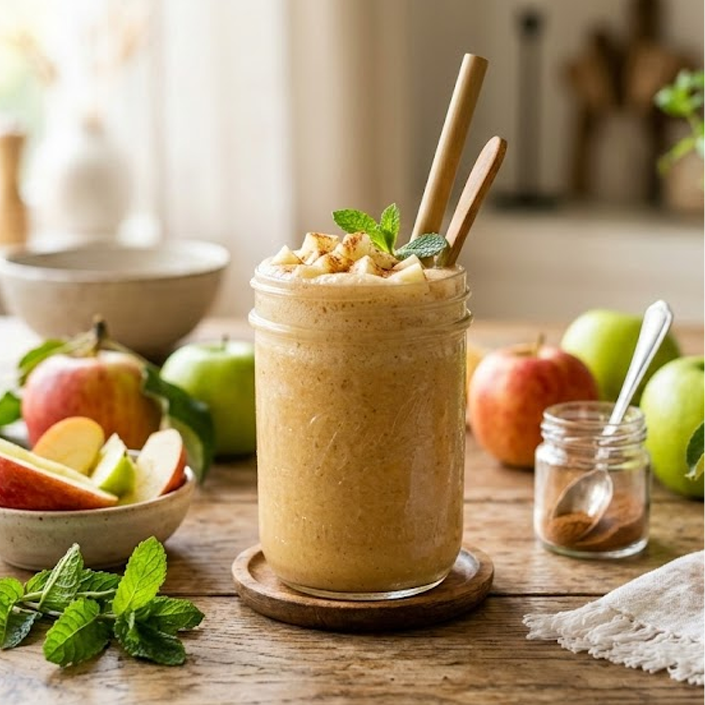 How to Make Apple Fruit Smoothie at Home