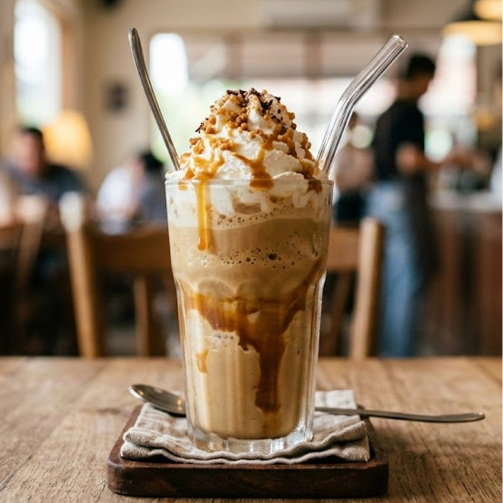 How to Make Caramel Frappe at Home