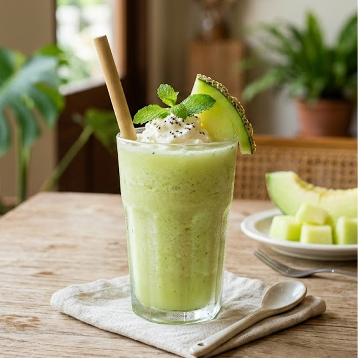 How to Make Honeydew Fruit Smoothie at Home