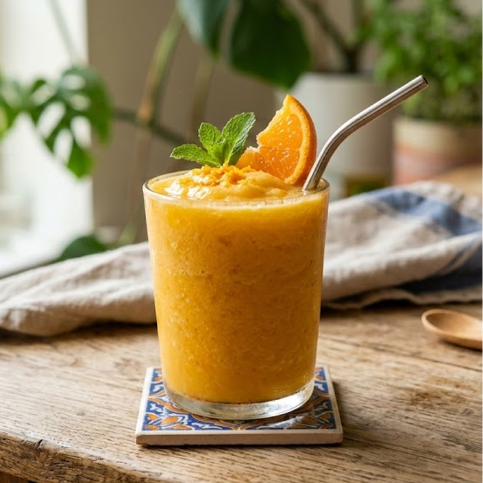 How to Make Mandarin Fruit Smoothie at Home