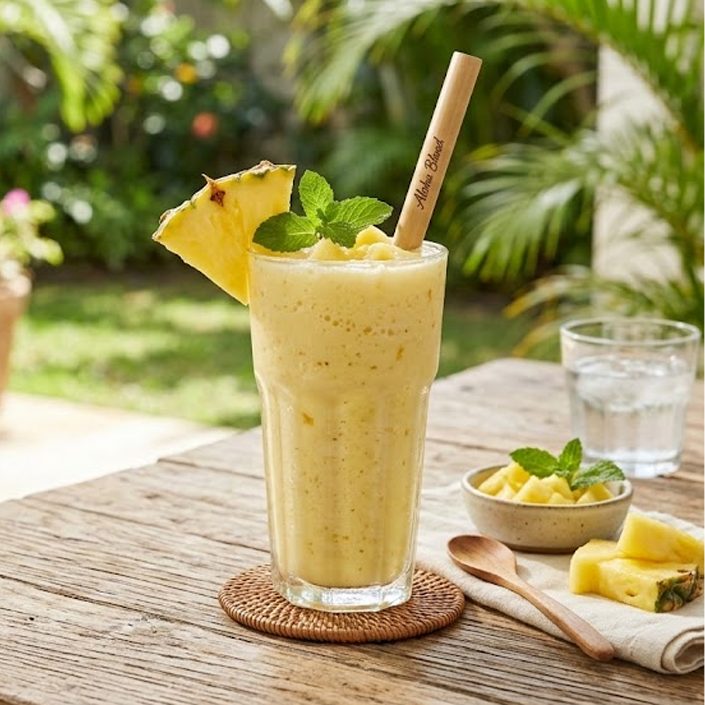 How to Make Pineapple Fruit Smoothie at Home