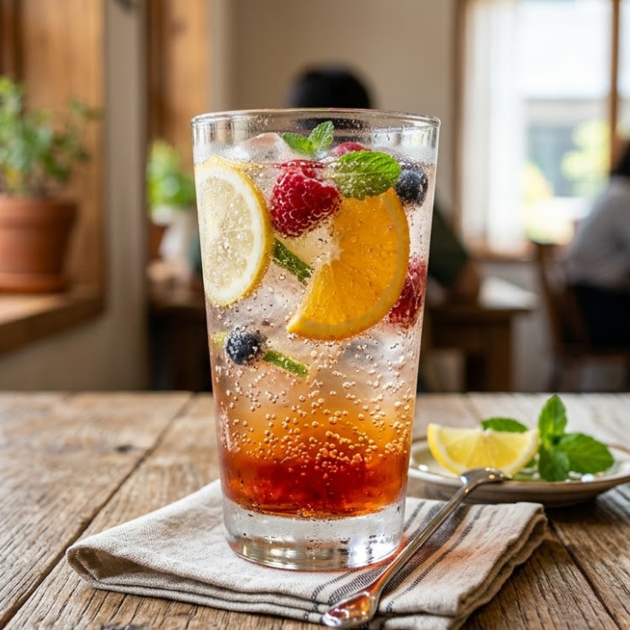 How to Make Sparkling Fruit Soda at Home