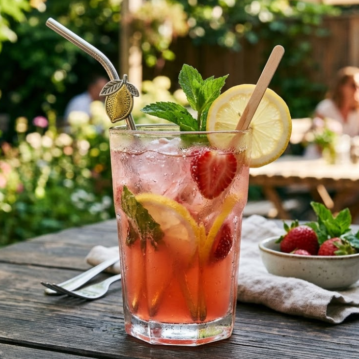 How to Make Strawberry Lemonade at Home