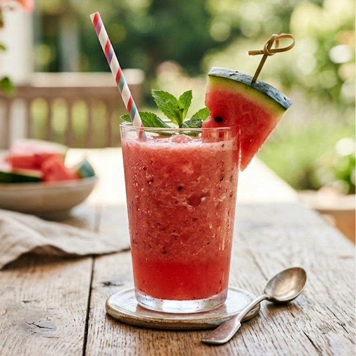 How to Make Watermelon Fruit Smoothie at Home